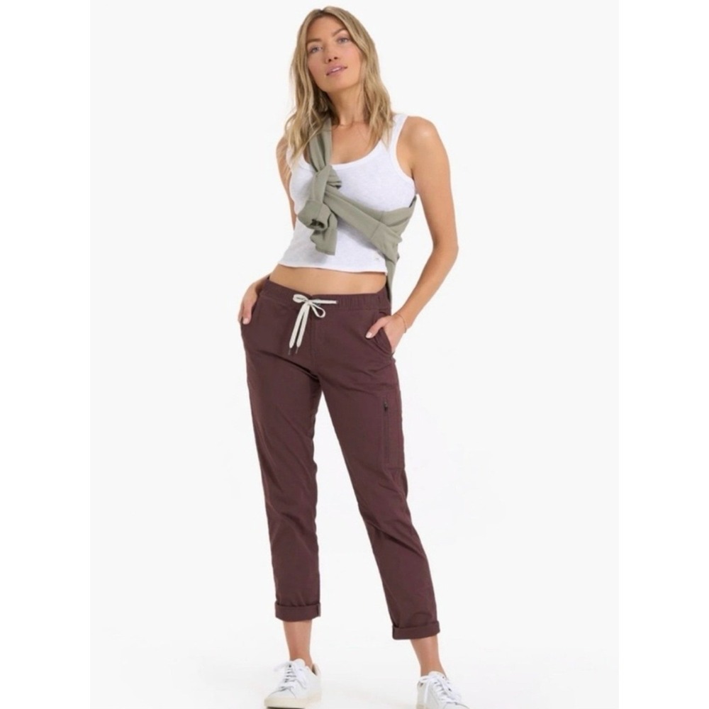 Vuori Ripstop Pants in Chestnut Purple Brown Size XS